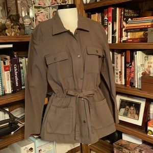 Nicole Miller collections khaki jacket
